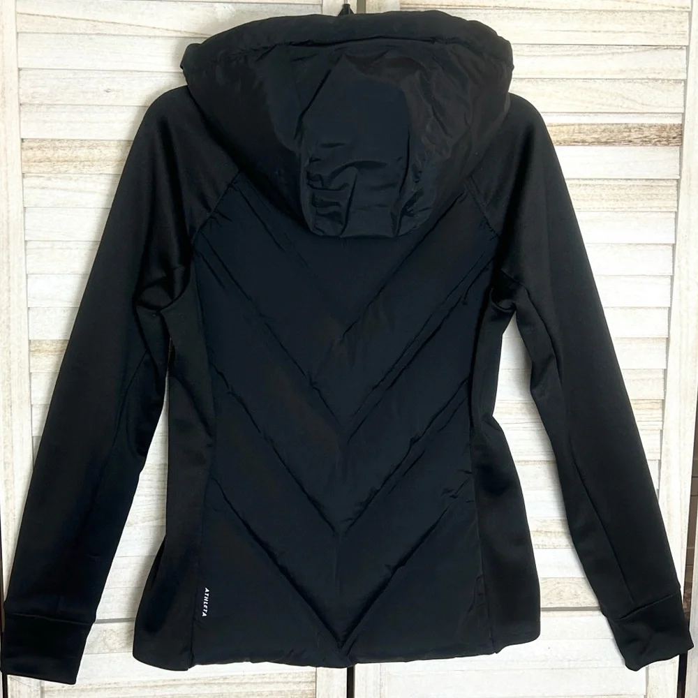 Athleta Inlet Jacket Quilted Down with Hood. Size Small - Picture 9 of 13